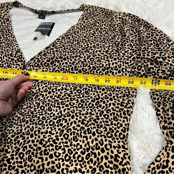 Forever 21 Plus Size Leopard Print Bodysuit 3X NWT - Picture 5 of 12